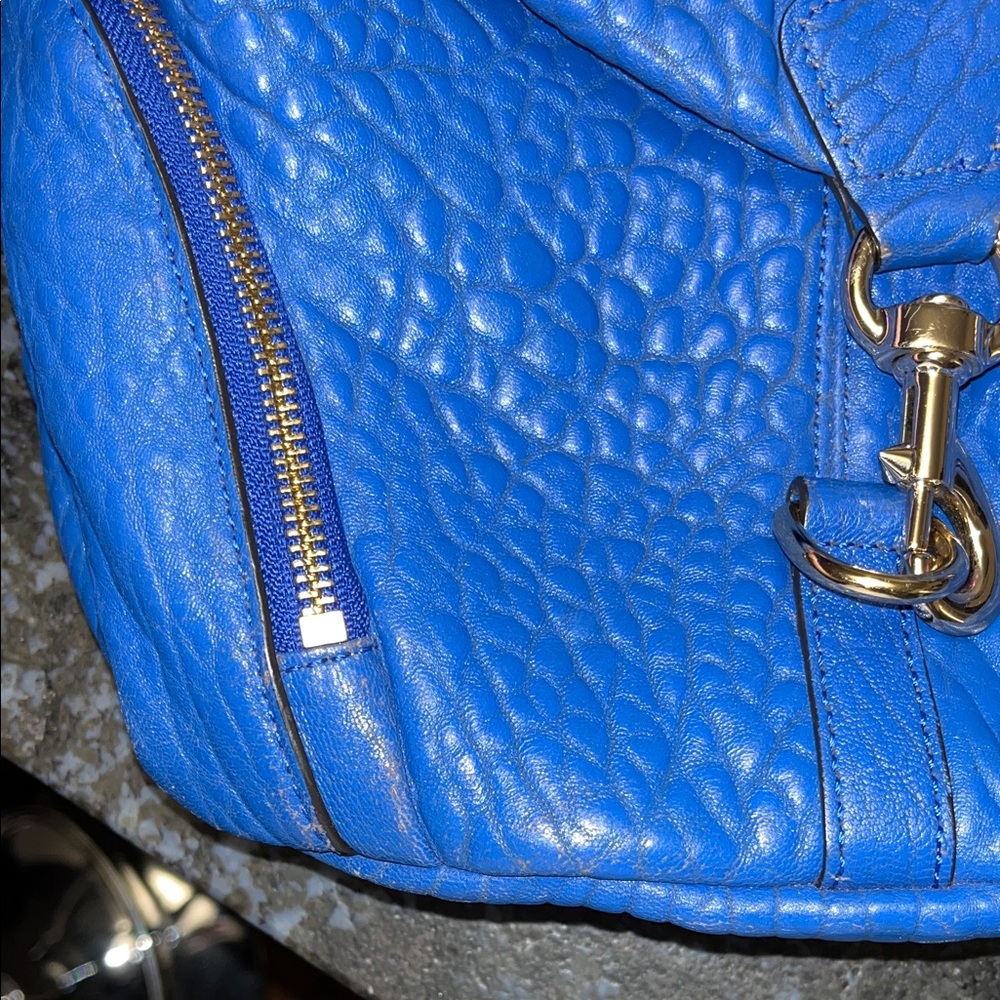 Rebecca Minkoff Julian mini Royal Blue Leather Backpack - Picture 6 of 16